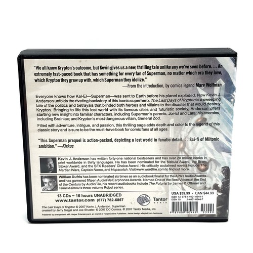 Die letzten Tage von Krypton Hörbuch 13 CDs 2007 Kevin J. Anderson RAR Rarität - Bild 4 von 4