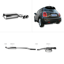 Bastuck Komplettanlage - Mini F56 Cooper S