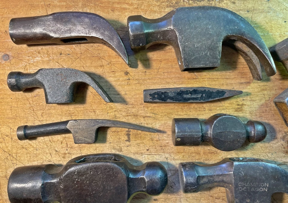 Lot of 12 Miscellaneous Hammer Heads - image 3 of 4