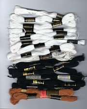 20 SKEINS OF VARIOUS BRANDS OF EMBROIDERY THREAD LOT 15