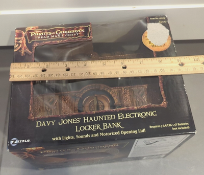 Disney Pirates of Caribbean Davy Jones Haunted Treasure chest