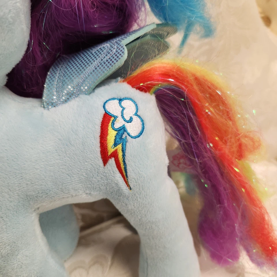 Aurora My Little Pony 2014 peluche arco iris tablero  Foto 2 de 4