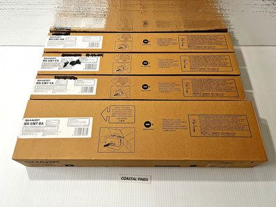 Sharp MX-51NT Toner Cartridge CMYK Set (4) NEW OEM Sealed MX-51NT-BA -CA -MA -YA
