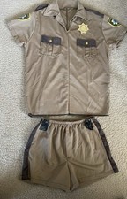 Disfraz Teniente Jim Dangle Adulto Reno 911! Uniforme de policía Super Trooper Sheriff S