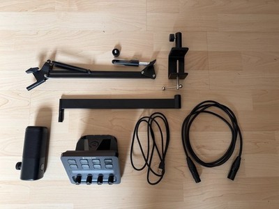 Elgato Stream Deck+ mit Mikrofon, XLR-Adapter, Schwenkarm und Zubehör 1A