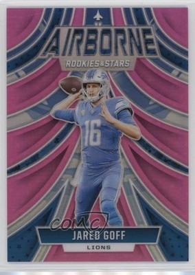2024 Panini Rookies & Stars Airborne Pink 63/75 Jared Goff #A-JGF g2u