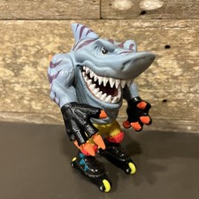  VINTAGE MATTEL STREET SHARKS BLADES ACTION FIGURE 1994 STREEX ROLLER BLADER TOY