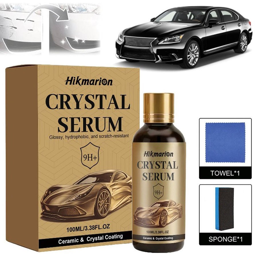 Ceramic Car Coating Kit - Crystal Serum,100ML Advanced Ceramic Coating for Cars