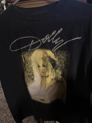 DOLLY PARTON Butterfly Shirt 90s Single Stitch Rare 1990s vintage concert t-shirt, vintage, size XL, single stitch, B+ condition