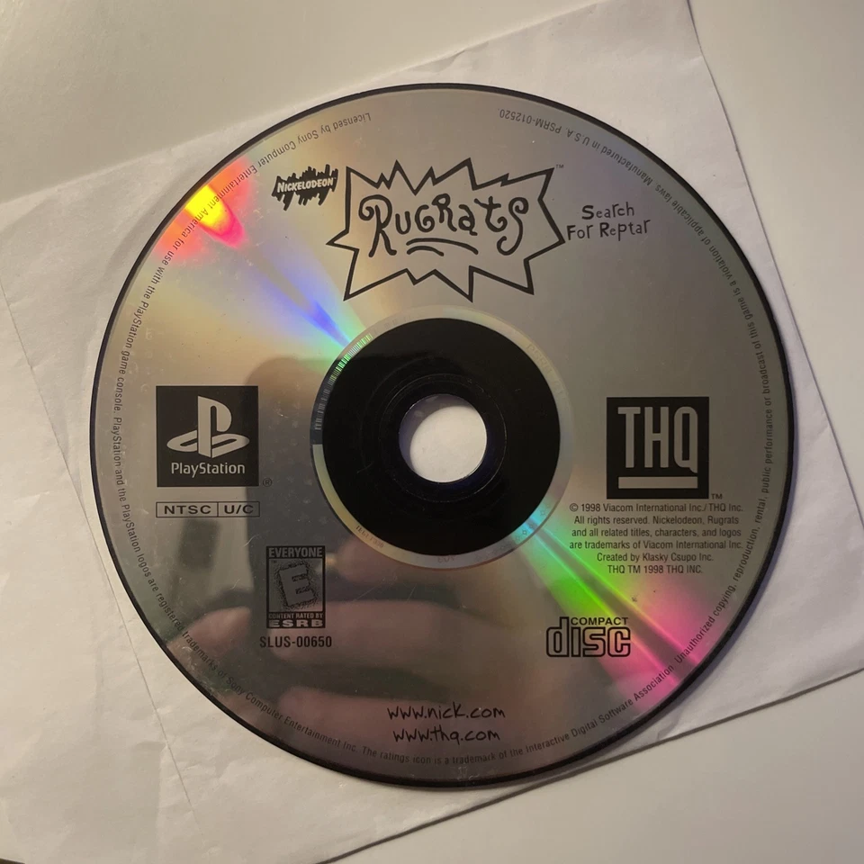 Rugrats Search for Reptar for Playstation 1 PS1 Disc Only Tested and Working DO1 - Image 2 of 3