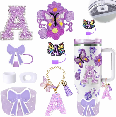 #ad 15PCS Cup Accessories Set for Stanley Cup 30Oz 40Oz Tumbler with Handle Includi $13.13