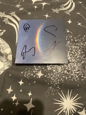 Coldplay Hand-Signed Moon Music Art Card