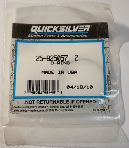 Mercury Quicksilver 25-825057 2 825057 2  O-Ring