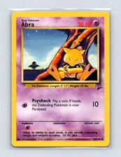 Abra 65/130 Common Base Set 2 Pokemon Lightly Played
