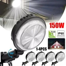 150w LED Barn Yard Street Waterproof Outdoor Security Dusk To Dawn Flood Light