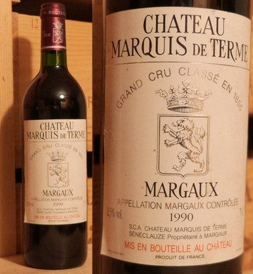 1990er Chateau Marquis de Terme - Margaux - TOP JAHRGANG  !!!!!!