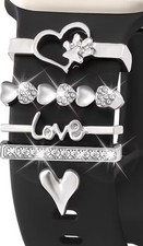 Diamond Strap Decorative Ring Metal Charms for Apple Watch Band Watch Band 