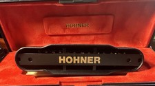 HOHNER CX12 Chromatic Harmonica Black Plastic Matte Finish with Case