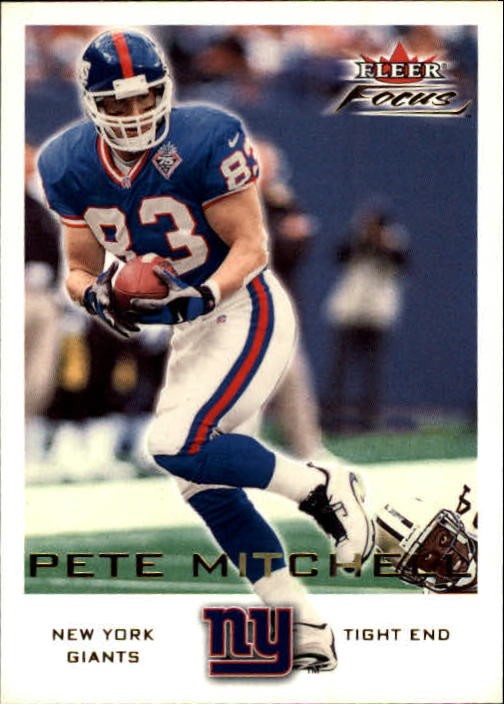 2000 Fleer Focus #93 Pete Mitchell - FB