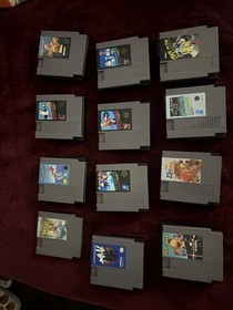 Nintendo NES System Deluxe Set PAL Console w R.O.B., Zapper, 12 Games pac man og