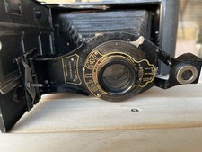 Vintage Kodak No. 3-A Folding Autographic Brownie Camera  Good Shutter/UNTESTED