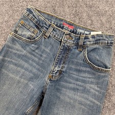 Wrangler Jeans 16 Regular Blue Denim Classic Boot Cotton Spandex Blend Kids
