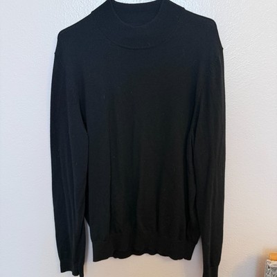 Black Jos. Bank Traveler 100% Merino Wool long-sleeve sweater