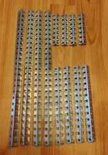 Gilbert Erector Set Unused 12", 6"  3" Cadmium Plated Angle Girder Set of 12