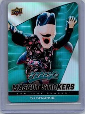 2025-26 Upper Deck MVP Mascot Stickers S.J. Sharkie San Jose Sharks #MS-21