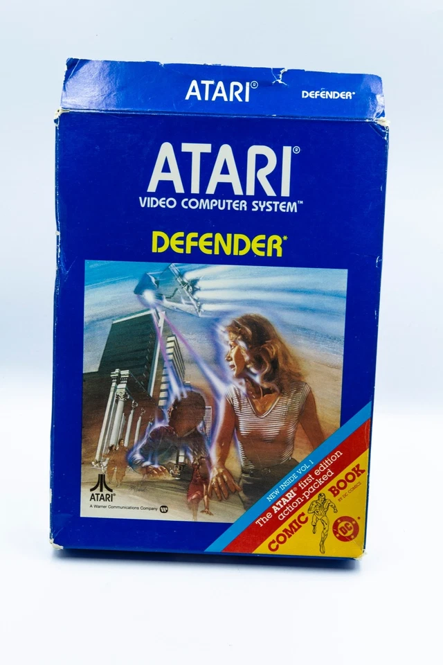 Defender Atari 2600 | Cartridge Box Manual CIB | Tested & Working - Image 3 of 4