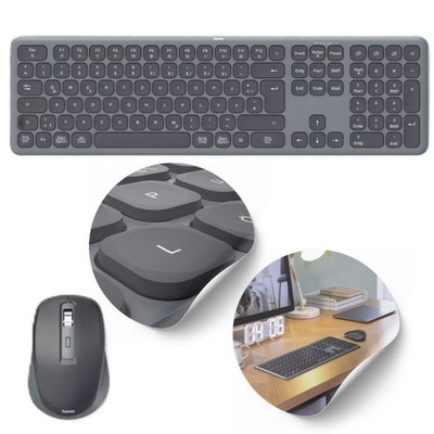 Hama WKM-550 Kabellose Tastatur + Maus Set   QWERTZ Layout   Wireless