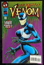 The Bride Of Venom: Sinner Takes All #3 (Marvel Comics October 1995) Vtg 1st App