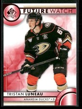 2023-24 Sp Authentic - Limited Red Future Watch Tristan Luneau #187 (RC)