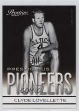 2013-14 Panini Prestige Prestigious Pioneers Clyde Lovellette #9 HOF 12gr
