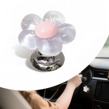 Car One-Button Start Button, Flower Engine Start Stop Button Joystick purple