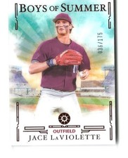 2025 Panini Boys of Summer Jace LaViolette Red /175 Guardians