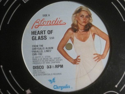 BLONDIE HEART OF GLASS 12'' ORIG '78 CHRYSALIS CDS-2275 NEW WAVE DISCO POP GEM