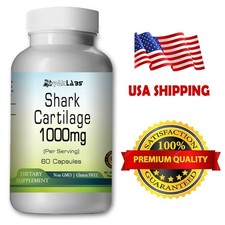 Shark Cartilage Capsules - 1000mg Serving - Natural