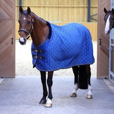 Image of Shires Deluxe Quilted Show Rug - Navy