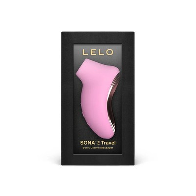 LELO SONA 2 TRAVEL SIZE FEMALE 12 PLEASURE SETTINGS SONIC WAVE BRAND Pink