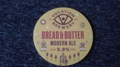  Vocation Brauerei Brot und Butter 3,9 ABV Pumpe Clip Neu Portofrei UK