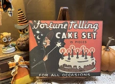 Vintage Style Halloween Fortune Telling Game Witch Handcrafted Flat Board Canvas