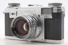 [N come nuovo] Zeiss Contax IIa fotocamera pellicola quadrante nero obiettivo Sonnar 50 mm f/2 dal GIAPPONE