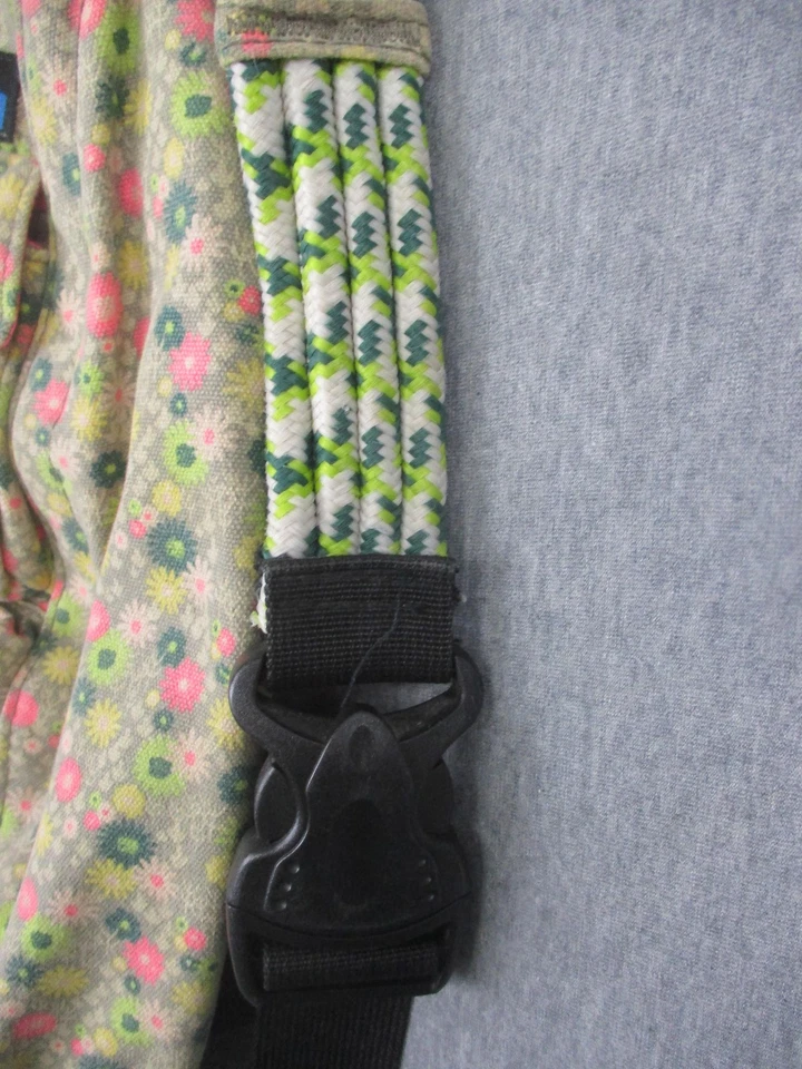 Bolso Bandolera KAVU Cuerda Mujer Talla Única Gris Rosa Floral Mochila Foto 4 de 4