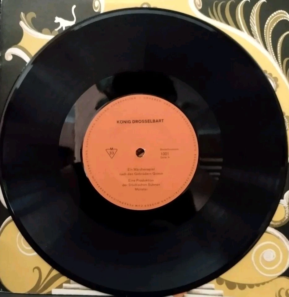 LP 10" Märchenspiel König Drosselbart 1969 Städtische Bühnen Münster - Bild 4 von 4