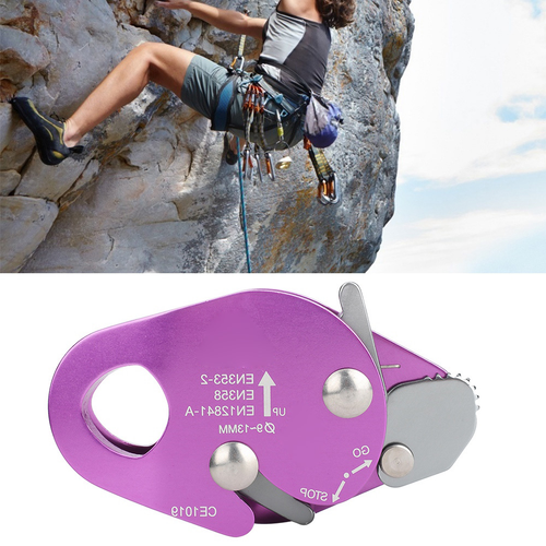 Descensor de parada de frenado SelF para abrazadera de cuerda de 9-13 mm agarre rescate rappel anillo C ACI - Imagen 6 de 7