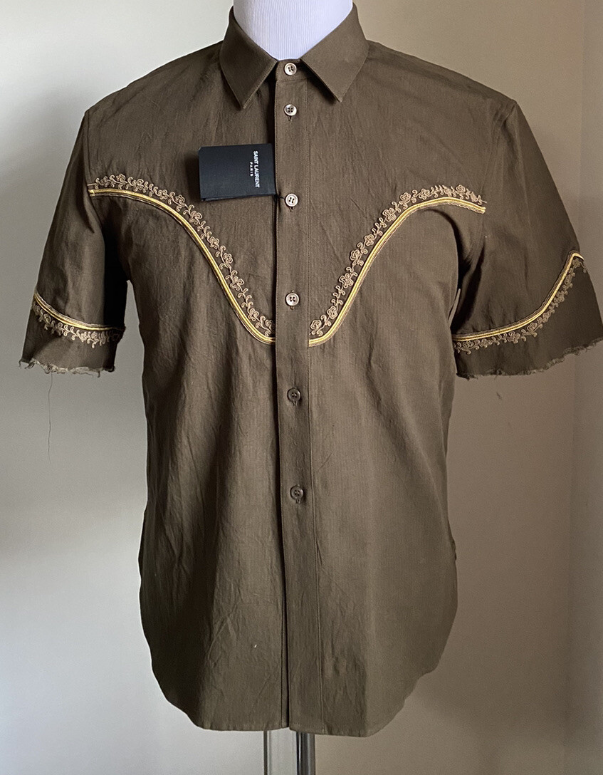 売り たい SAINT LAURENT western shirts baby pink 【公式通販】