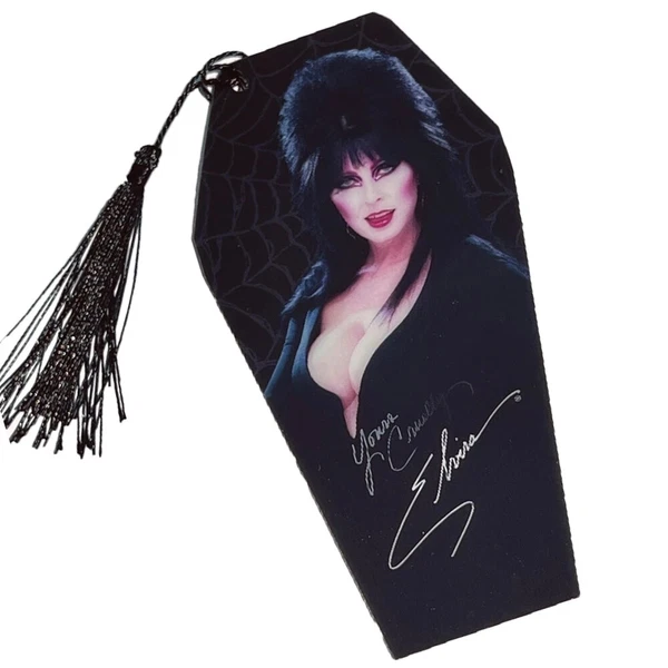Elvira Bookmark Horror Icon Vampire Mistress Dark Gothic Collectible Book Gift