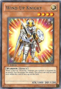 Wind-Up Knight - PHSW-EN023 - Rare - 1st Edition x3 - Near Mint