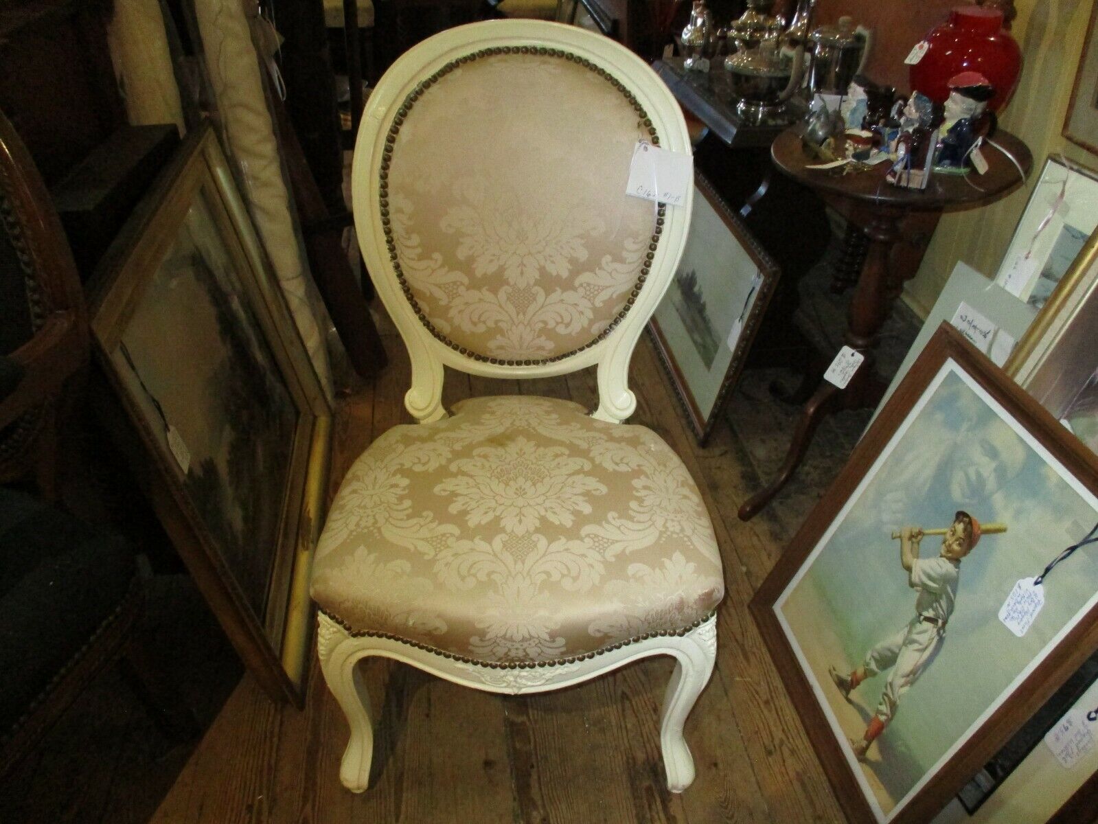 Antique  French Style Side Chair From Austria